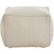 Bundle 13 inch Beige Pouf
