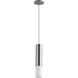 Opus 1 Light 4 inch Satin Nickel Pendant Ceiling Light