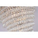 Canada 30 Light 36 inch Chrome Chandelier Ceiling Light