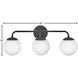Julep LED 24 inch Black Bath Light Wall Light