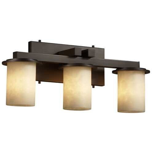 Clouds 3 Light 21 inch Dark Bronze Bath Bar Wall Light in Incandescent