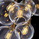 Lisa McDennon Skye 18 Light 39 inch Heritage Brass Chandelier Ceiling Light in Clear, Multi Tier