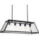 Alyson 5 Light 12 inch Black Down Chandelier Ceiling Light