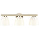 Apria 3 Light 24 inch Modern Gold Vanity Light Wall Light