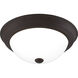 Erwin 2 Light 13 inch Old Bronze Flush Mount Ceiling Light