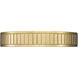 Madison LED 16.5 inch Modern Gold Flush Mount Ceiling Light