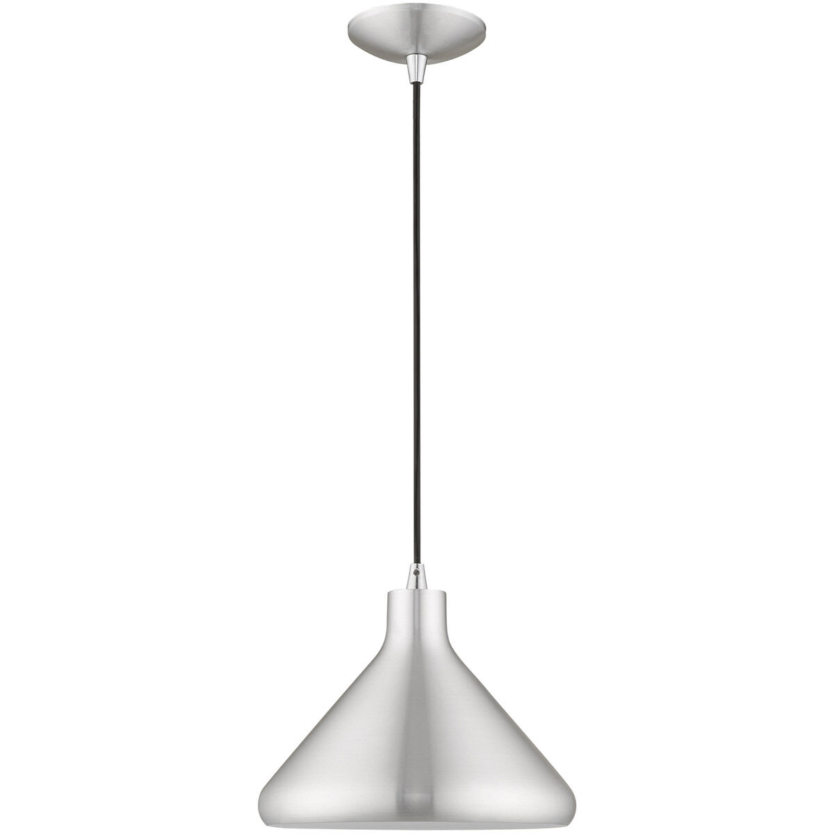 Allison 1 Light 11 inch Brushed Aluminum Mini Pendant Ceiling Light