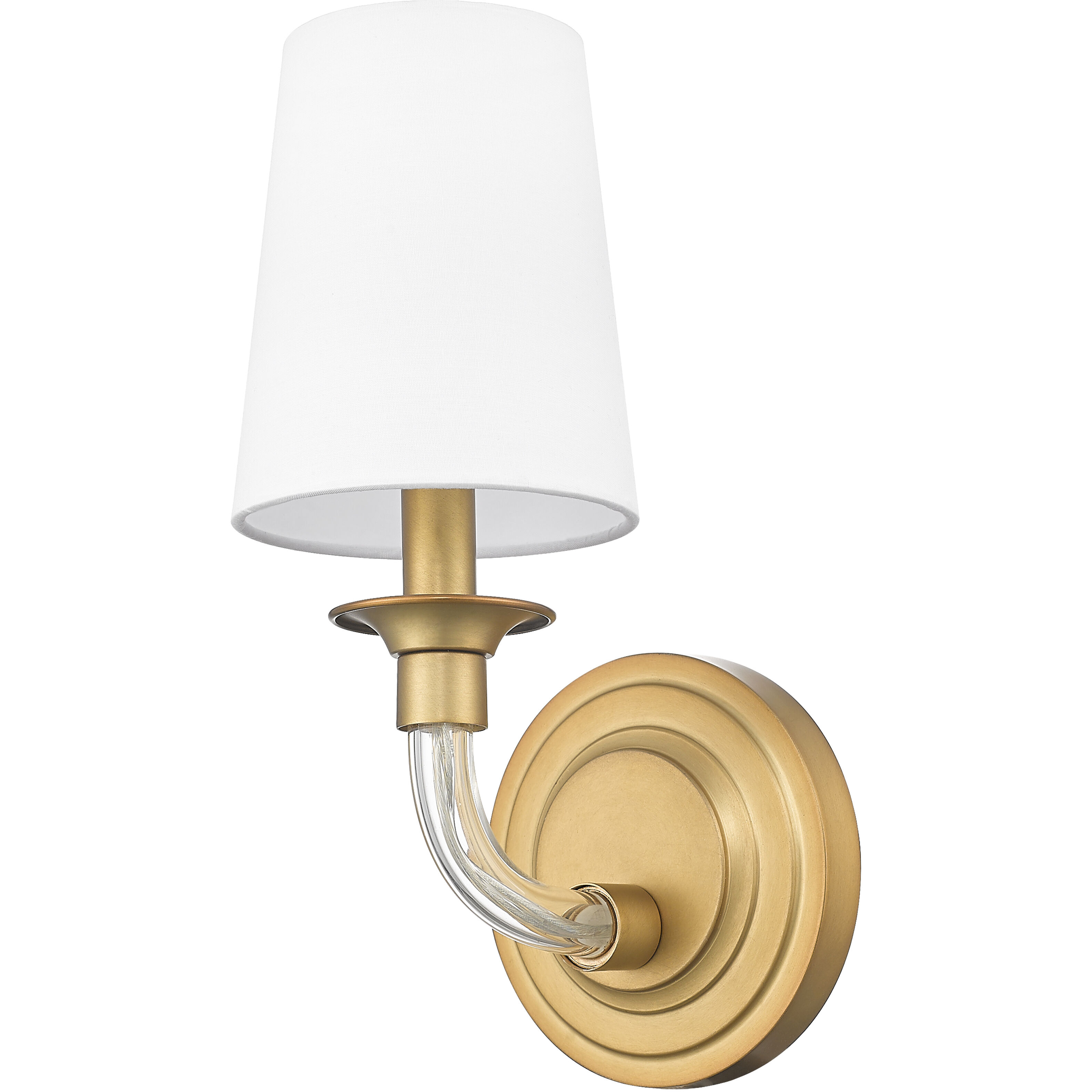 Katerina Wall Sconce Wall Light in Rubbed Brass