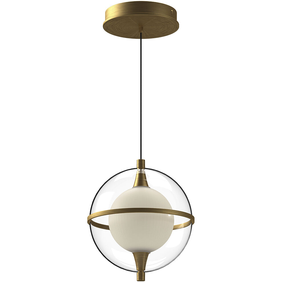 Aries Pendant Ceiling Light in Brushed Gold