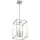 Signature 4 Light 12 inch Brushed Polished Nickel Foyer Light Ceiling Light