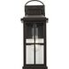 Williamston 1 Light 18 inch Antique Bronze Outdoor Wall Lantern, Large
