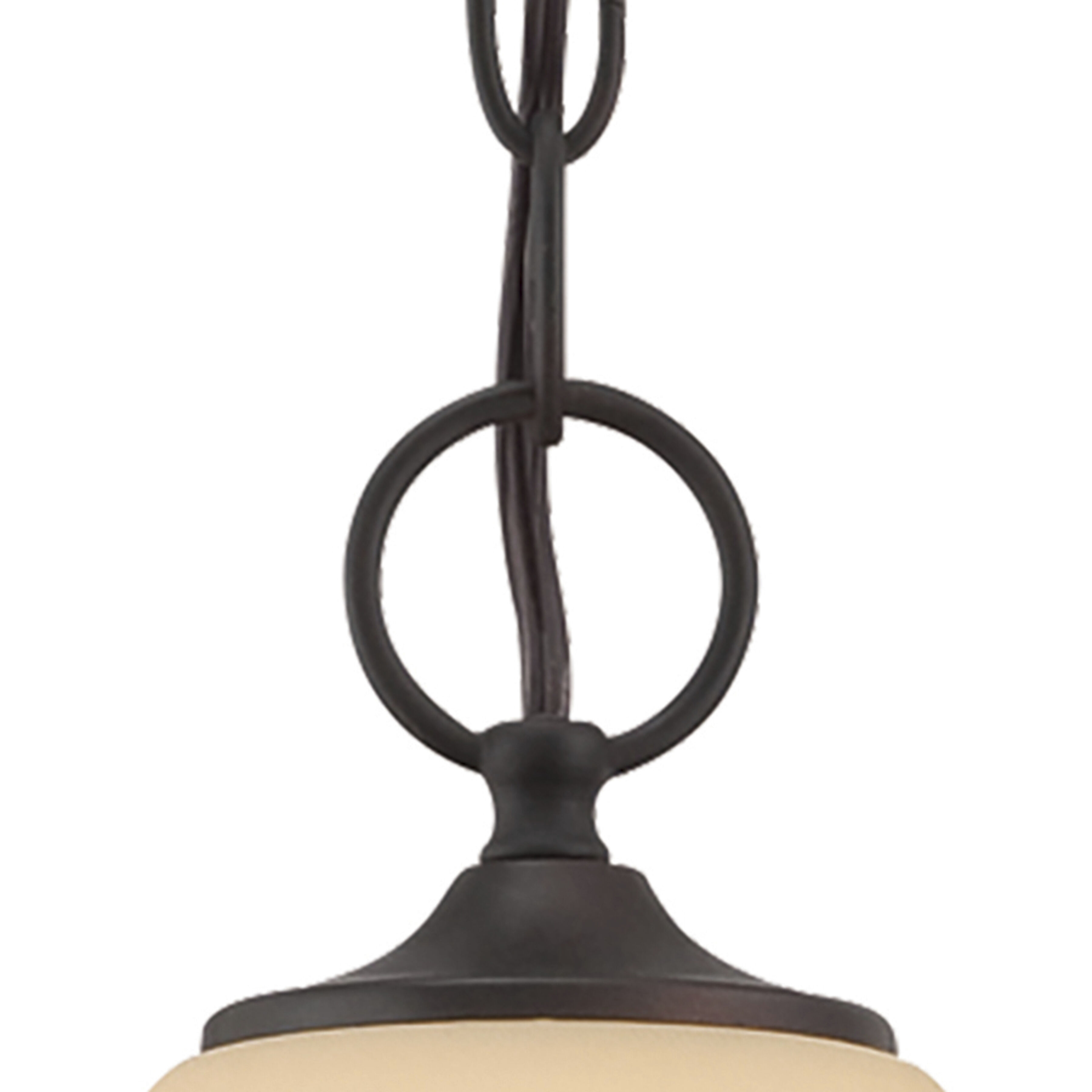 Treme 1 Light 13 inch Espresso Pendant Ceiling Light