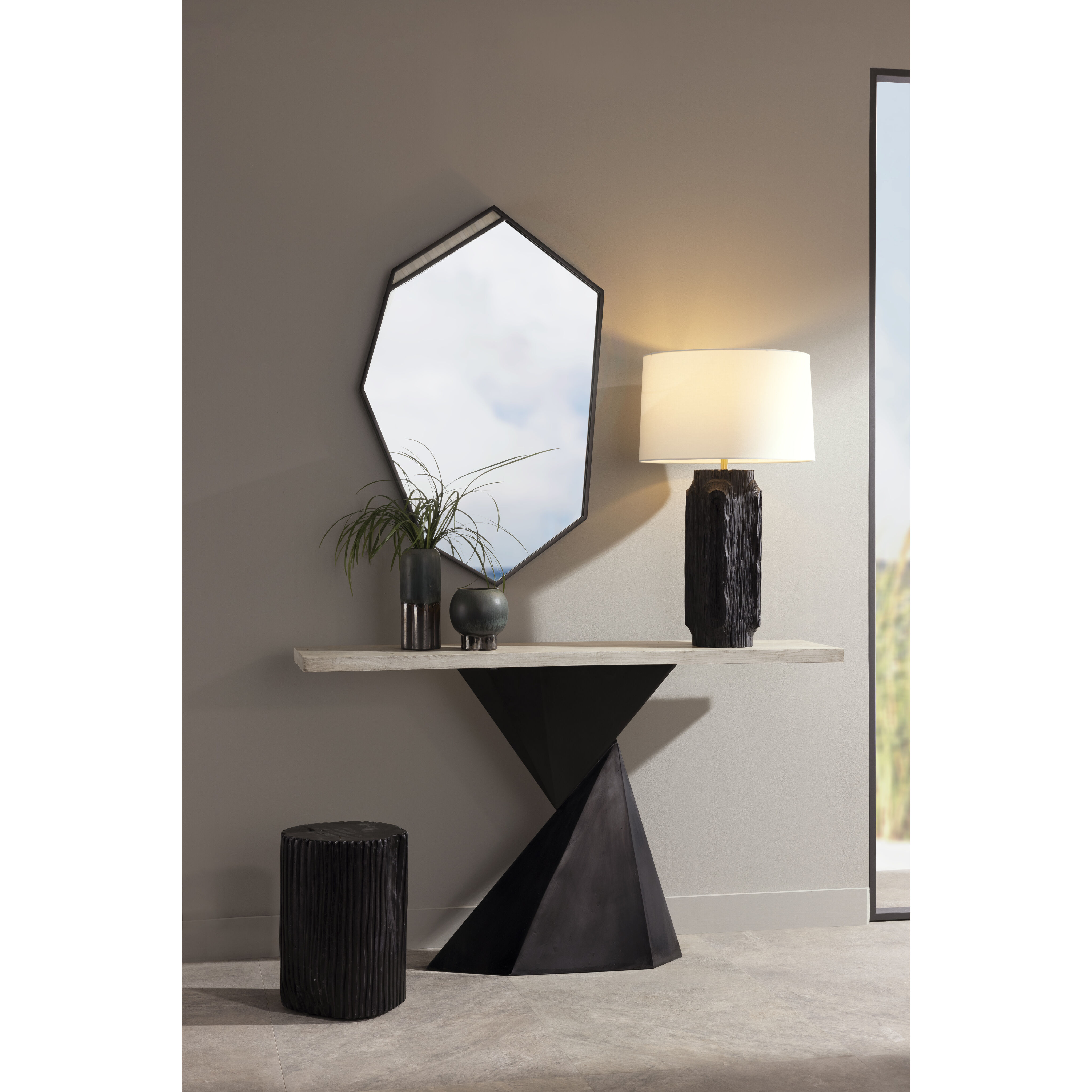 Wilbur 12 inch Ebony Accent Table