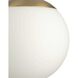 Atwell 1 Light 12 inch Brushed Bronze Pendant Ceiling Light, Large