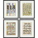 Entertainment Multi and Black and Blue and Green Framed Art