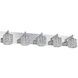 Shimera 10 Light 36 inch Chrome Vanity Light Wall Light in 5