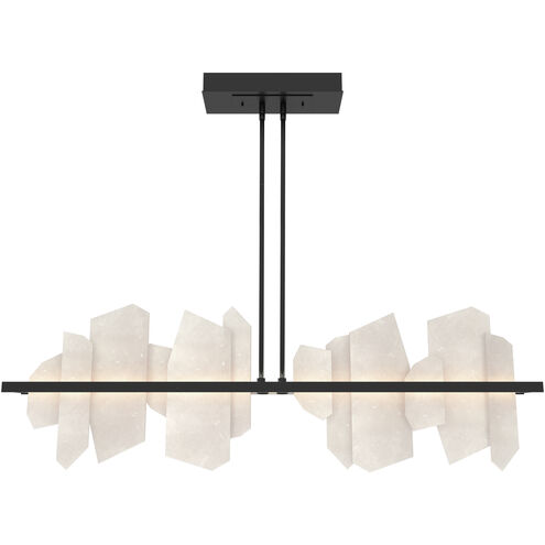 Volterra Linear Pendant Ceiling Light in Ink