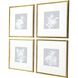 Florals Collection Blue Framed Art