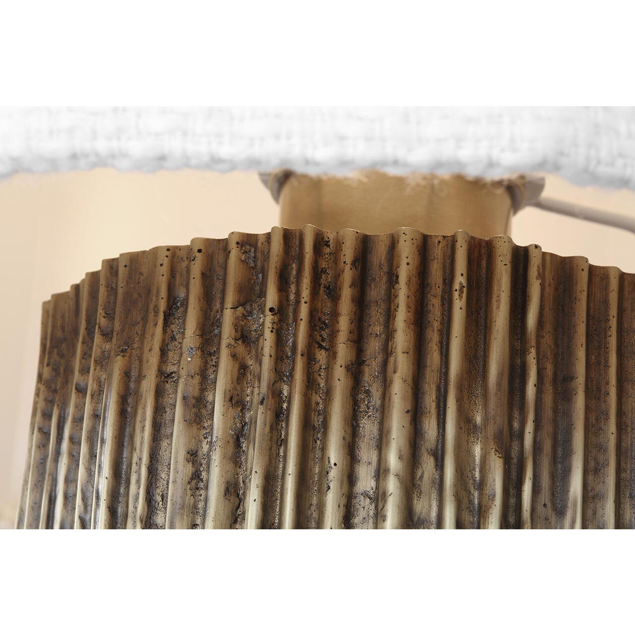 Anne-Marie Barton Fumar 23.5 inch 15.00 watt Ridged Tombac Table Lamp Portable Light