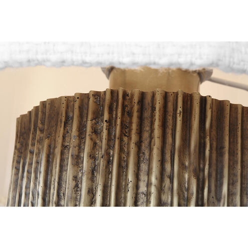 Anne-Marie Barton Fumar 23.5 inch 15.00 watt Ridged Tombac Table Lamp Portable Light