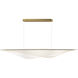 Manta LED 70.75 inch Gold Linear Pendant Ceiling Light