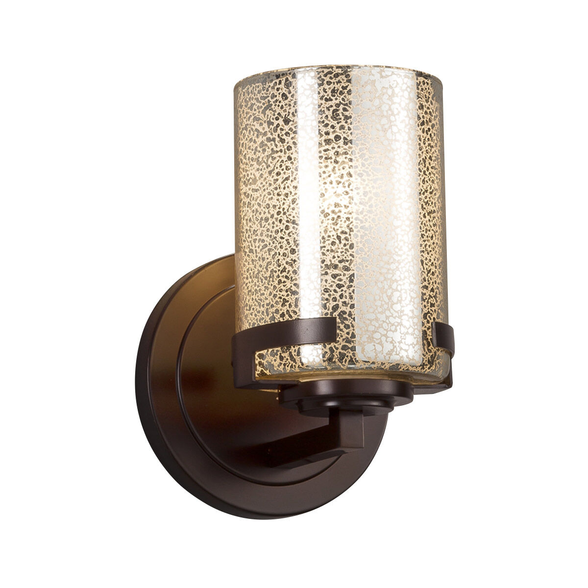 Fusion 1 Light 5 inch Wall Sconce Wall Light in Dark Bronze