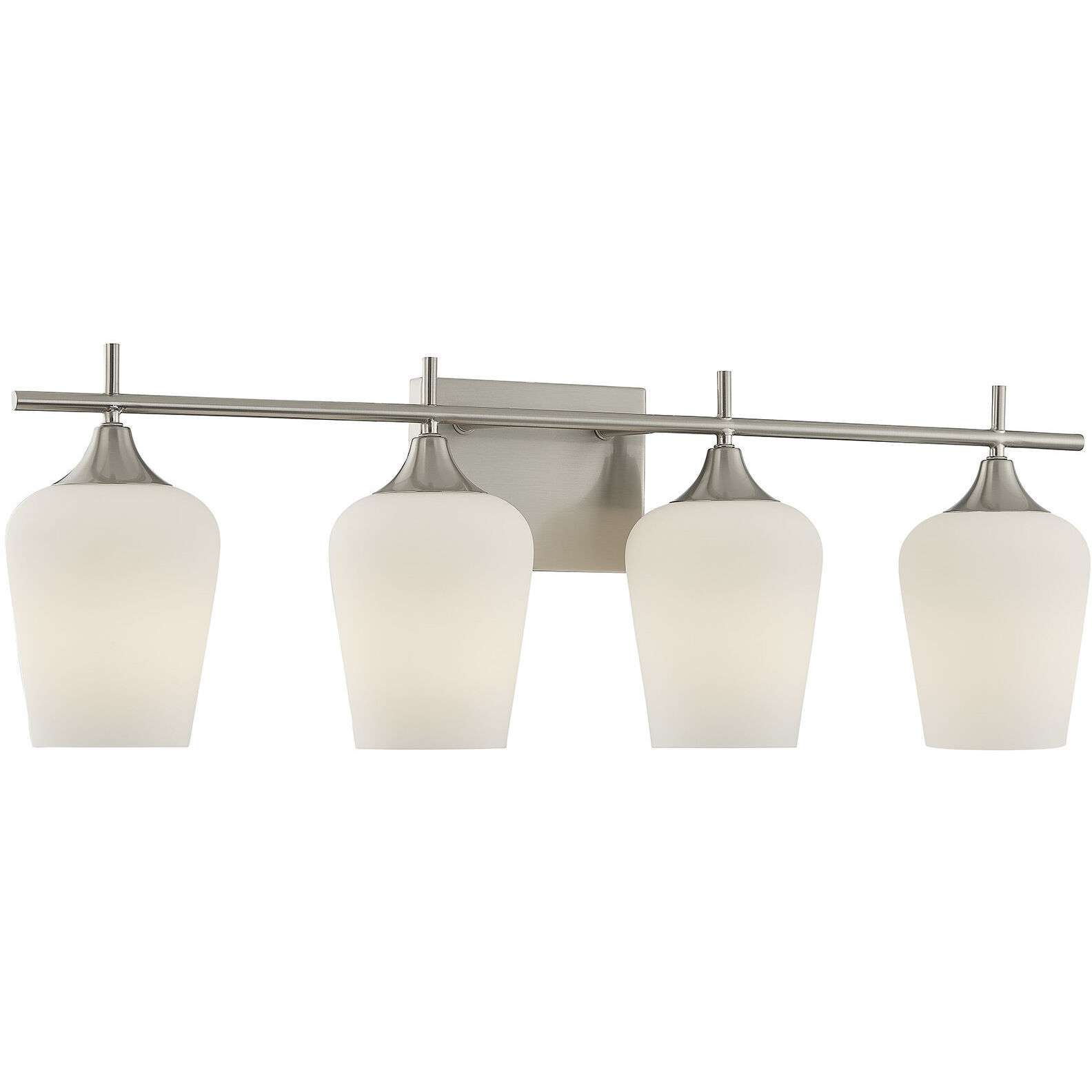 Octave 4 Light 28.75 inch Satin Nickel Bathroom Vanity Light Wall Light, Essentials