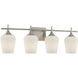 Octave 4 Light 28.75 inch Satin Nickel Bathroom Vanity Light Wall Light, Essentials