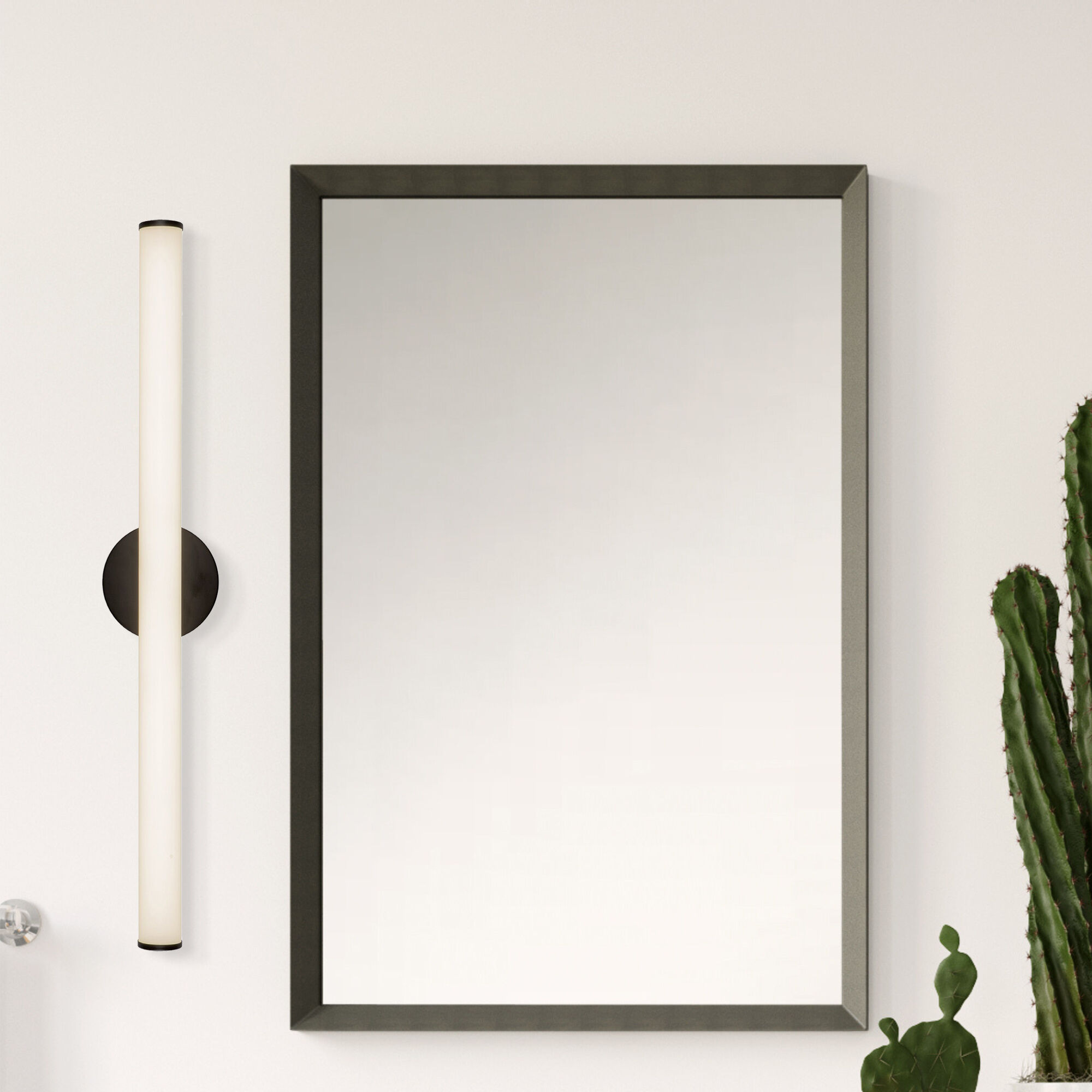 Tectra 1.88 inch Black ADA Wall Sconce Wall Light