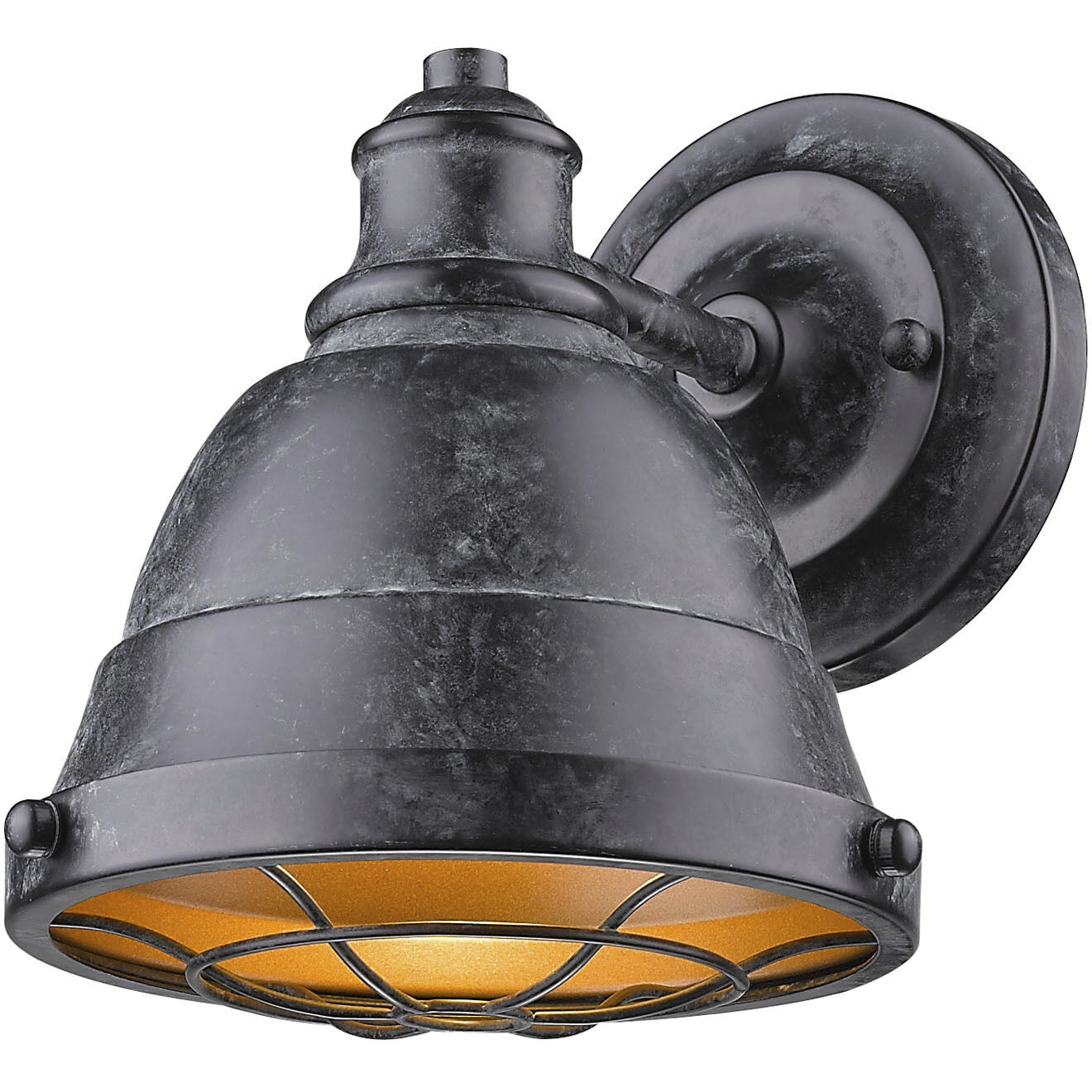 Bartlett Vanity Wall Light in Black Patina