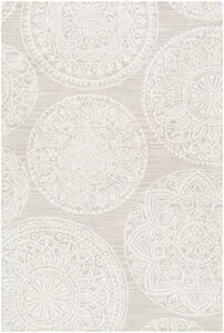 Kadenza 36 X 24 inch Medium Gray Rug, Rectangle