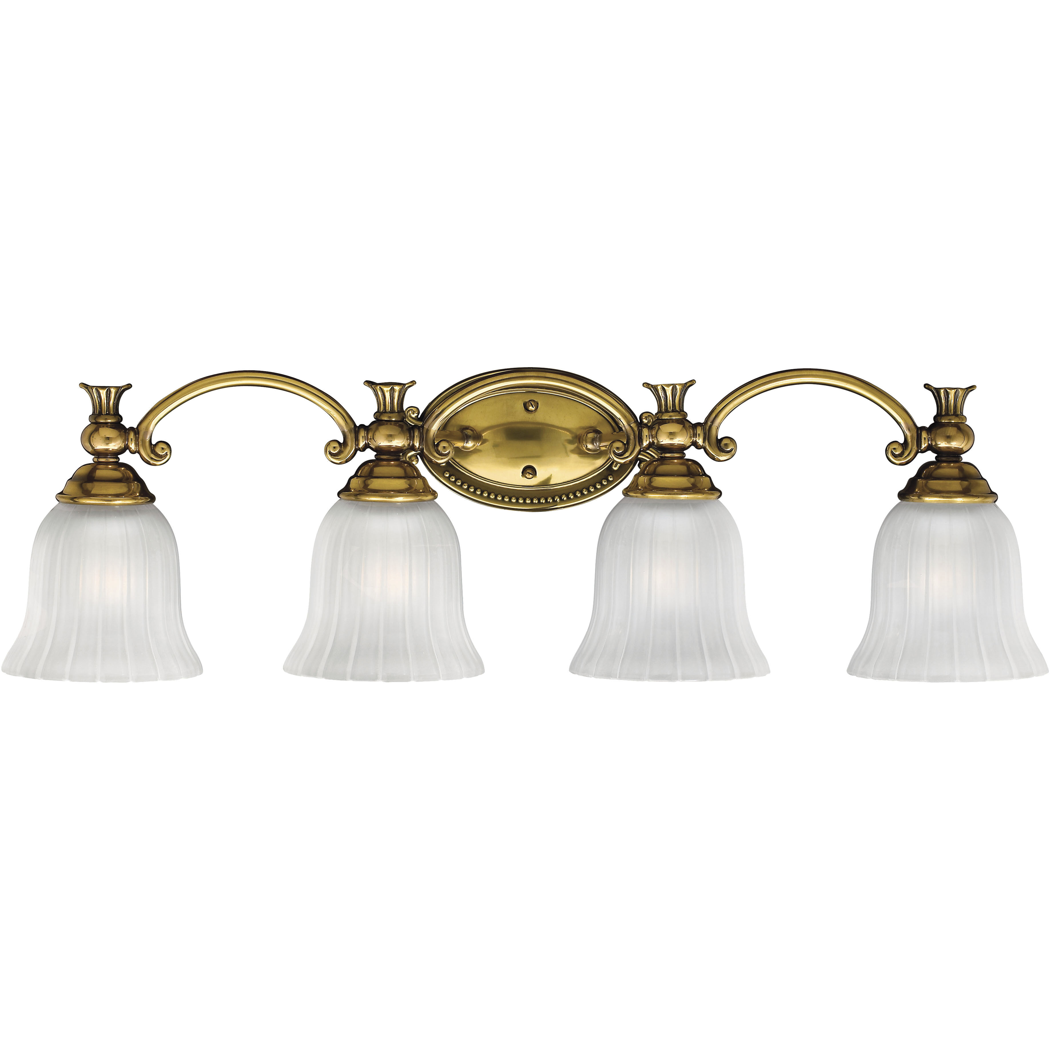 Francoise 4 Light 31 inch Burnished Brass Vanity Light Wall Light