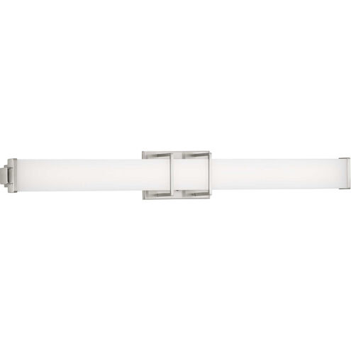 Phase 2.2 LED LED 36 inch Brushed Nickel Linear Bath Bar Wall Light, Progress LED