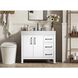 Nathan 36 X 34 inch White Bathroom Vanity Cabinet