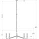 Delgado 8 Light 51.75 inch Antique Black Chandelier Ceiling Light