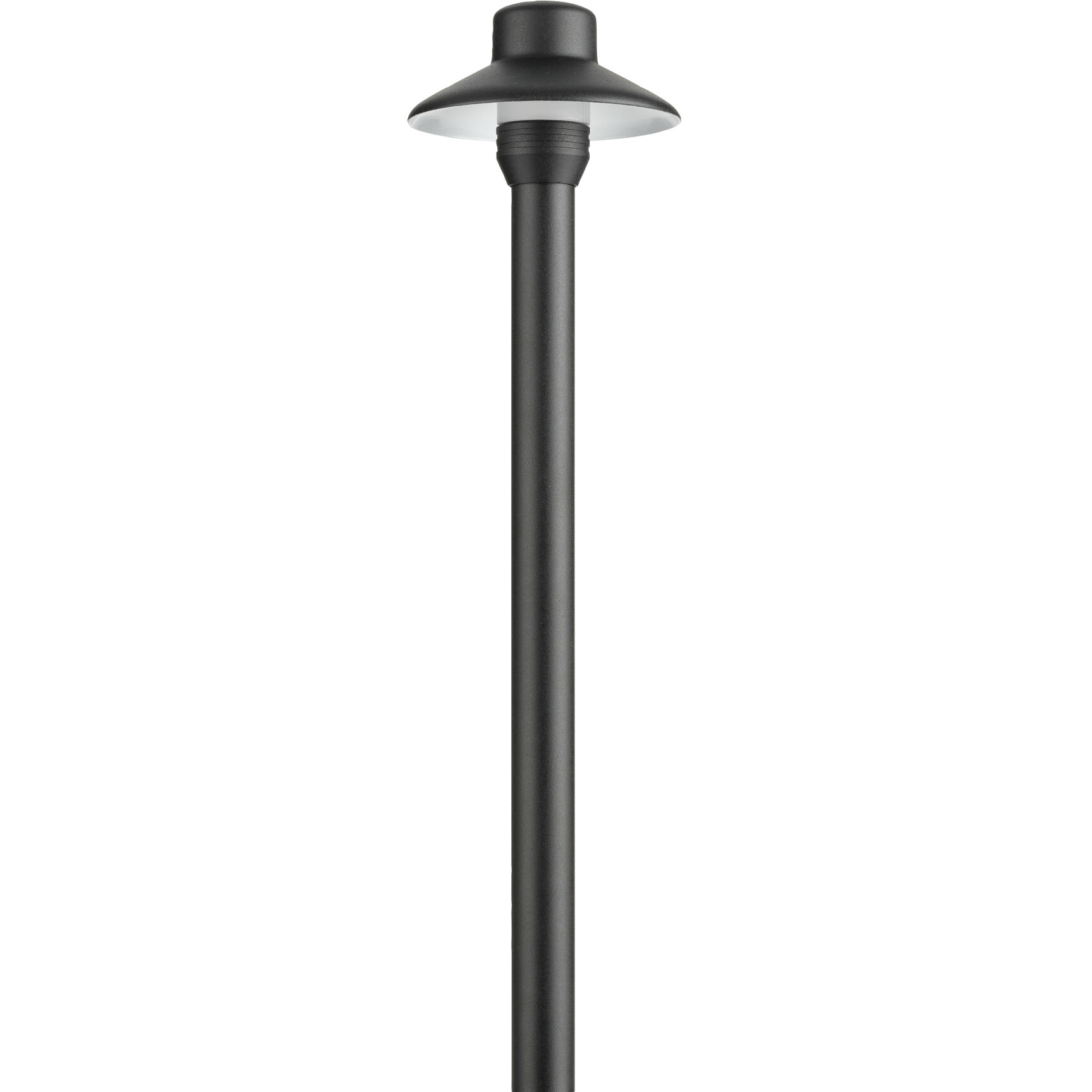 Independence 12 AC 5 watt Black Brass Small Hat Path Light