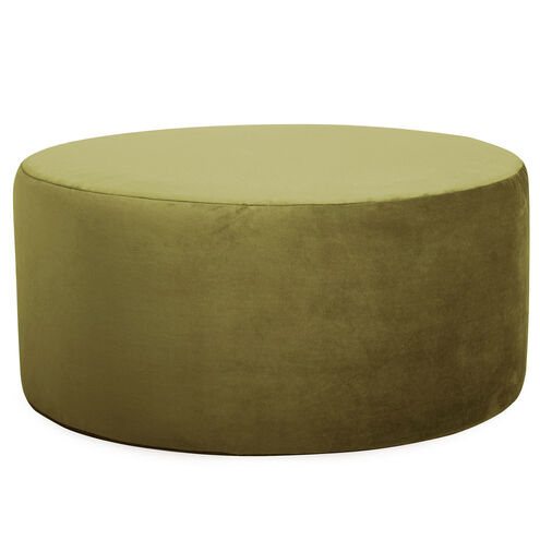 Bella 18 inch Moss Green Ottoman
