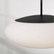 Soren 1 Light 20 inch Matte Black Pendant Ceiling Light