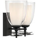 Elowen 2 Light 13.25 inch Dark Matte Black Vanity Wall Light