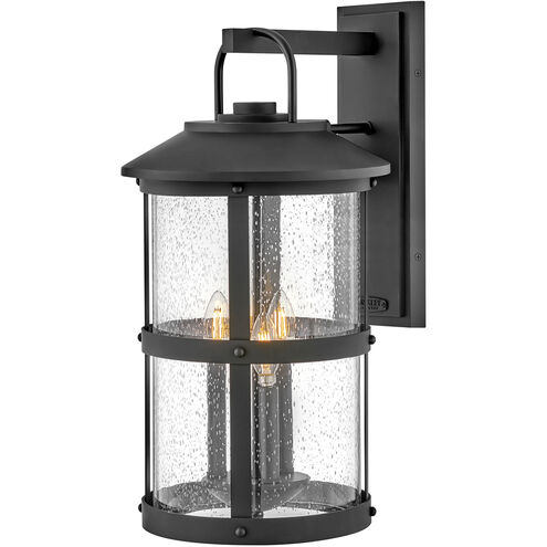 Estate Series Lakehouse Outdoor Wall Mount Lantern in Black