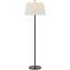 Amber Lewis Griffin 62.5 inch 15.00 watt Bronze and Chocolate Leather Floor Lamp Portable Light, Large