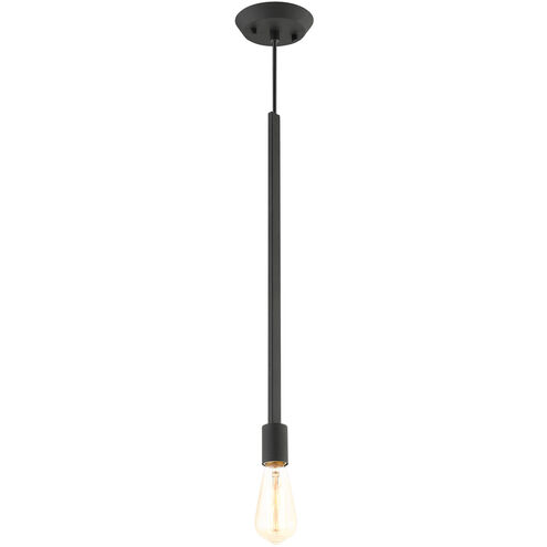 Prague 1 Light 5 inch Black Pendant Ceiling Light