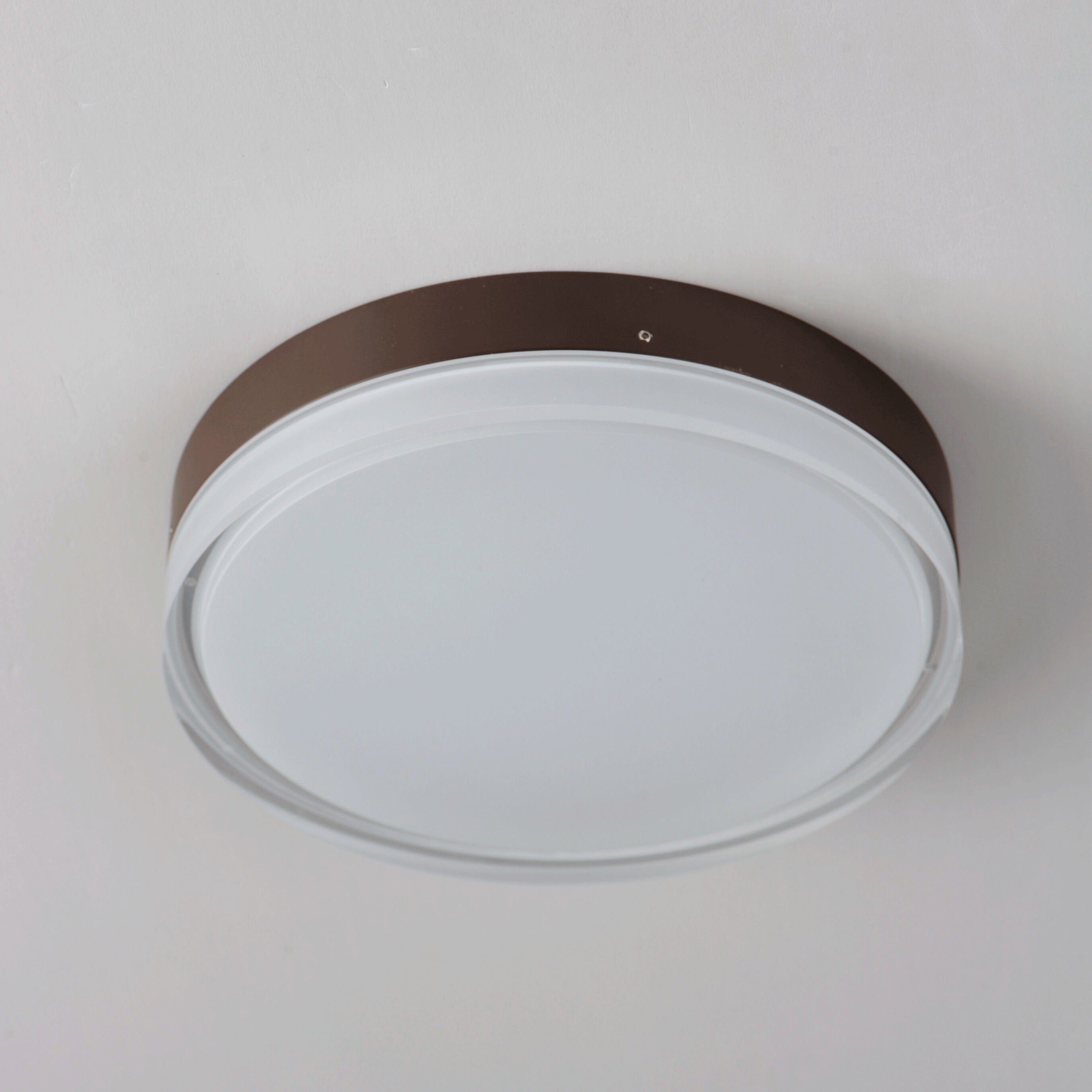 Illuminaire II LED 7 inch Bronze Flush Mount Ceiling Light