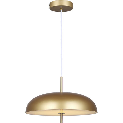 Kelvin LED 15.75 inch Gold Pendant Ceiling Light