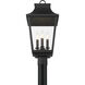 Altimeter 4 Light 23.5 inch Sand Coal Outdoor Post Lantern, Great Outdoors