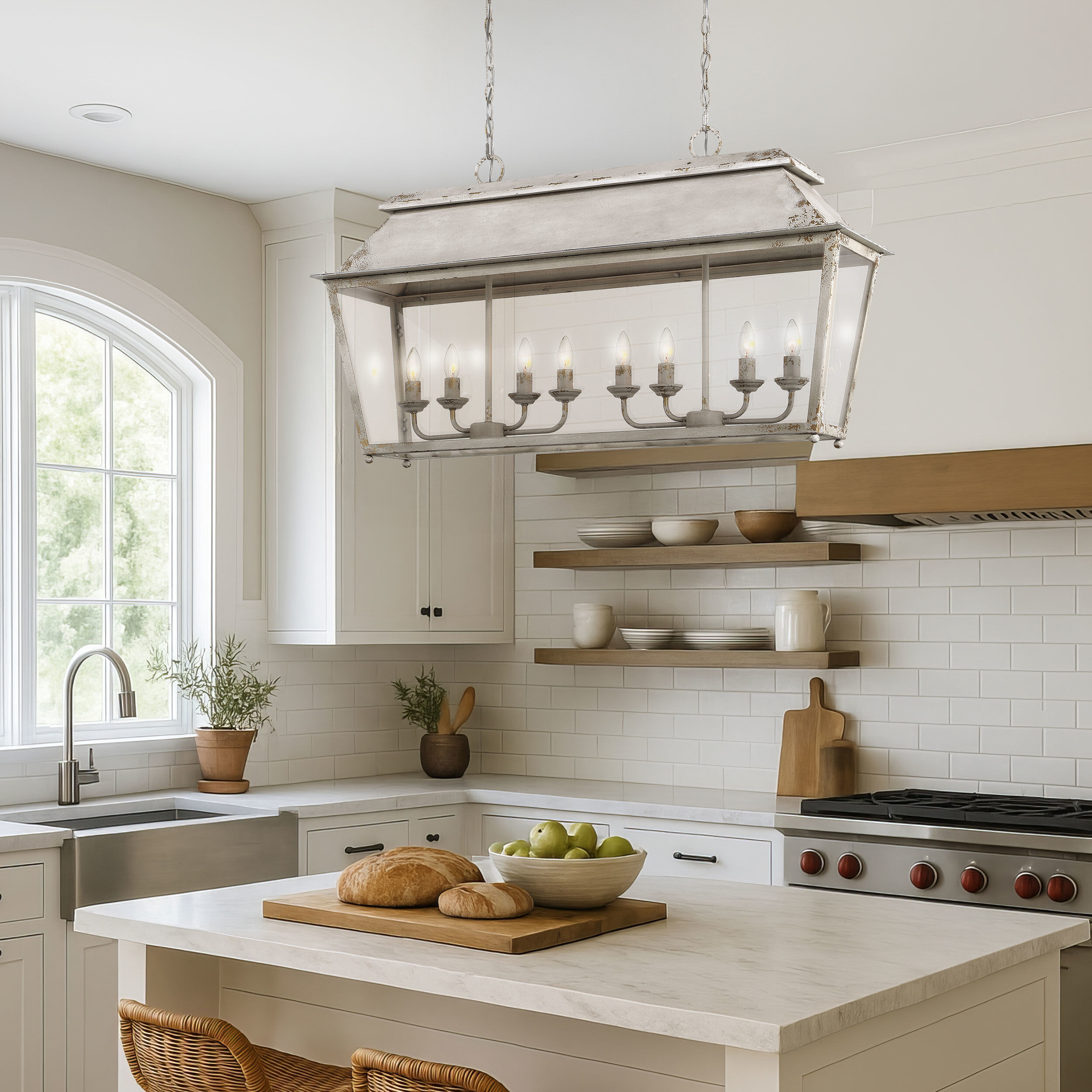 Abingdon Island Light Ceiling Light in Antique Ivory