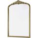 Naomi 42 X 30 inch Antique Brass Mirror