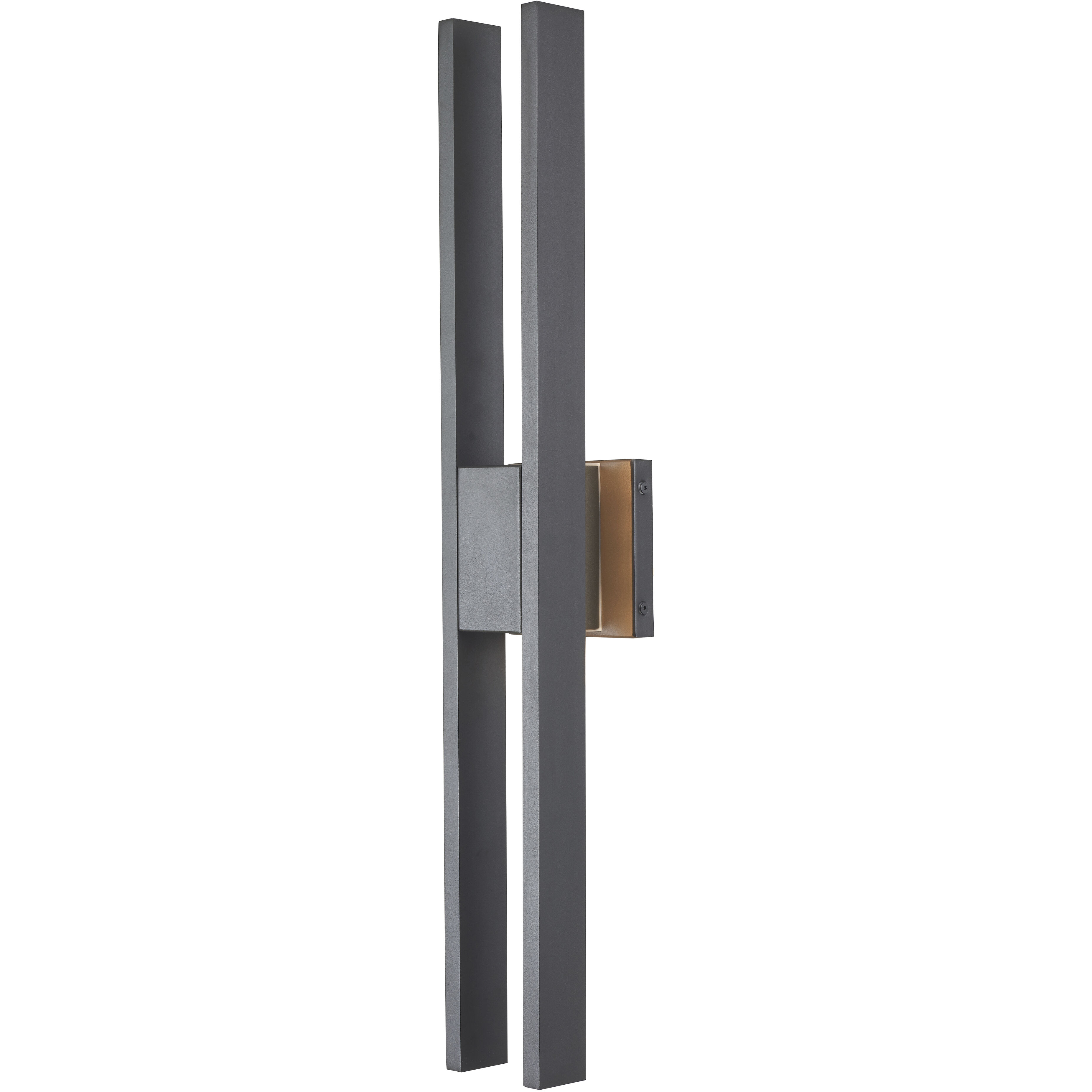 Slate LED 28 inch Matte Black Outdoor Wall Light