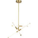 Avalon LED 27 inch Muted Brass Pendant Ceiling Light