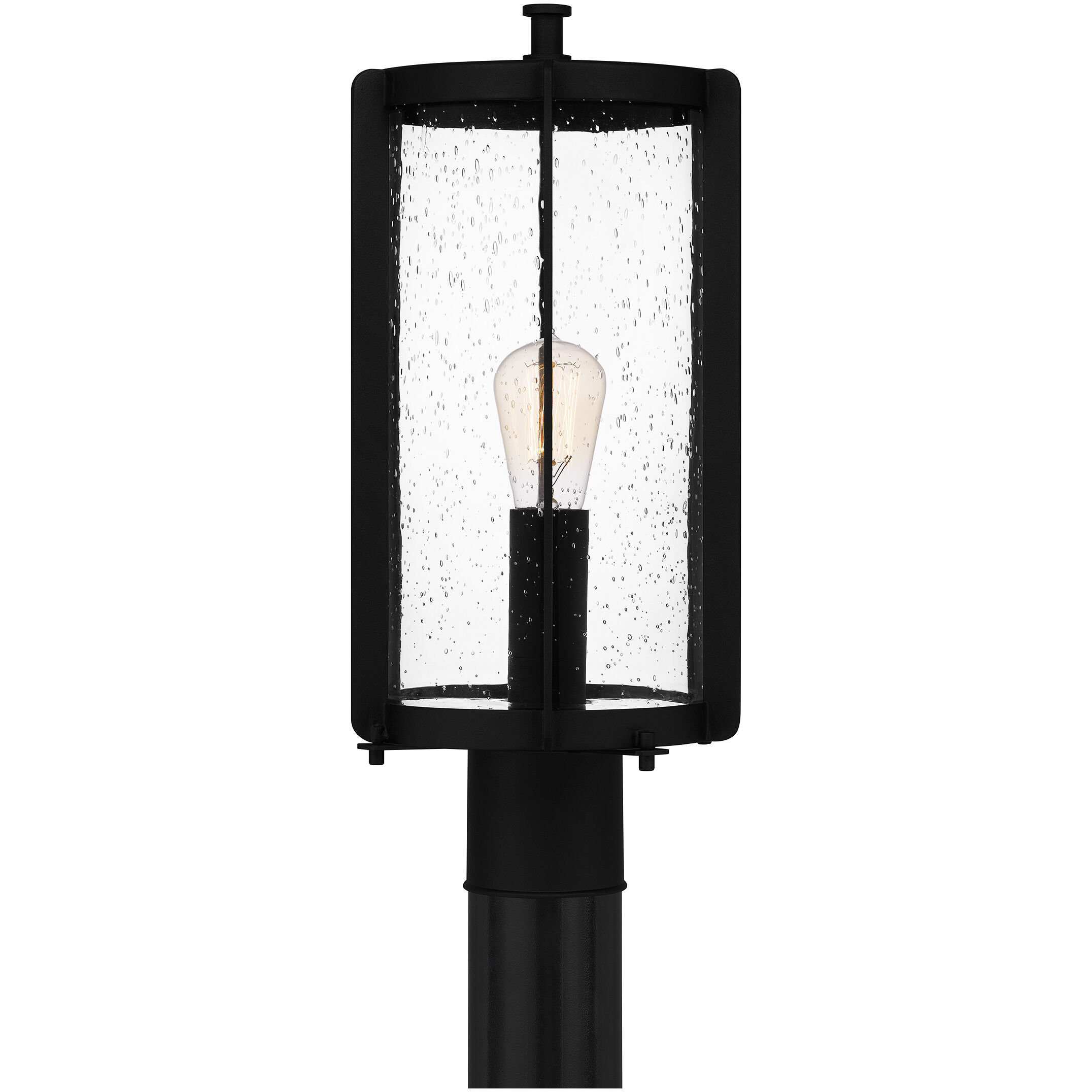 Hazel 1 Light 19 inch Earth Black Outdoor Post Lantern